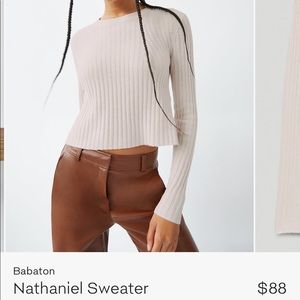 Babaton Nathaniel sweater size S